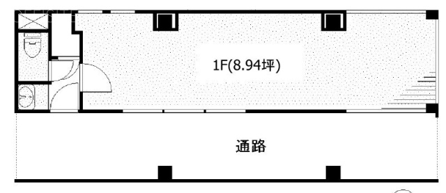 麹町インテリジェントビル1F 間取り図