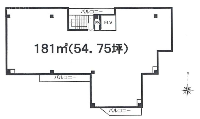 宮西KBビル3F 間取り図