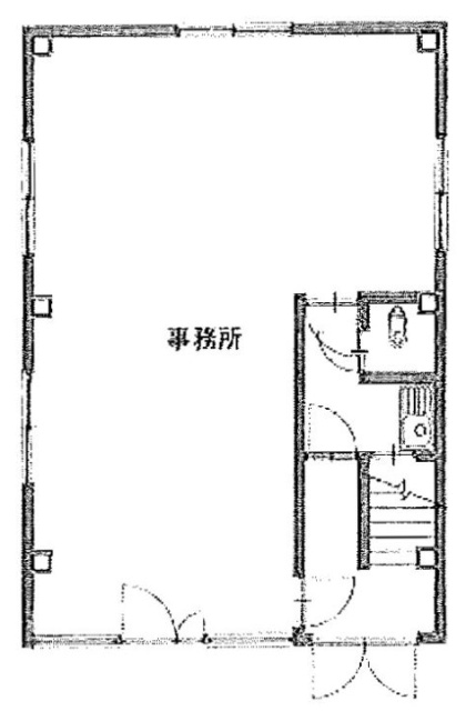 岩倉ビル1F 間取り図