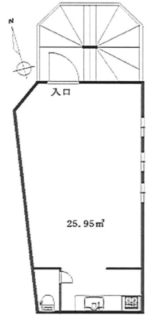 アーバンステージ神宮前ビル2F 間取り図