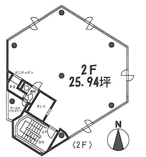 フォレスト代々木A1ビル3F 間取り図