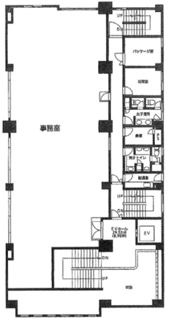 深山ビル2F 間取り図