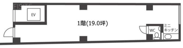 HYビル1F 間取り図
