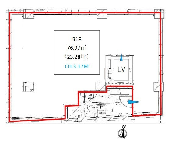 PRESTIGE西麻布B1F 間取り図