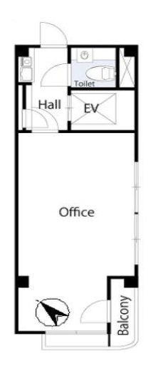 フェアモントビルタワーズEAST6F 間取り図