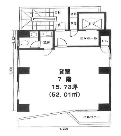 虎ノ門MKビル7F 間取り図