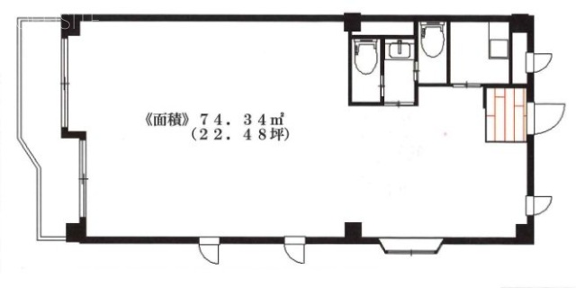 北参道ダイヤモンドパレス601 間取り図
