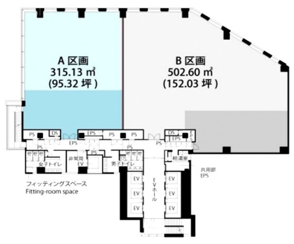 新目黒東急ビルA 間取り図