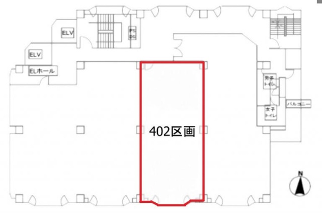 府中駅前ビル402 間取り図