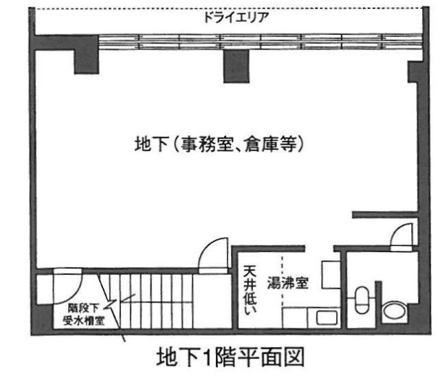 日本橋相互ビルB1F 間取り図