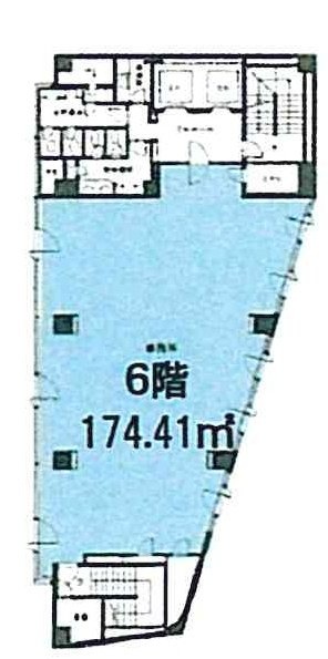 小杉ビル西早稲田6F 間取り図