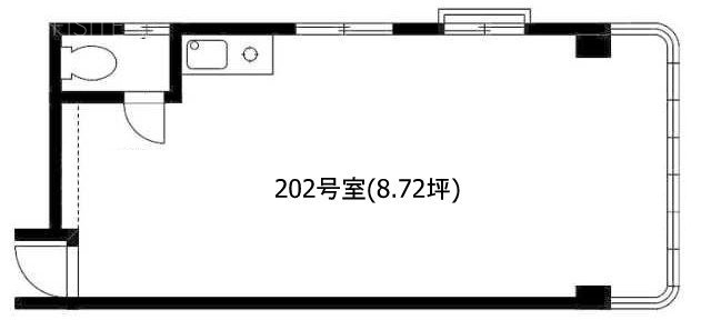 二興ビル新小岩202 間取り図