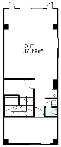 高野ビル3F 間取り図