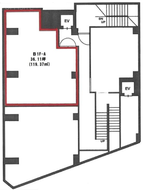 SVAX銀座ビルA 間取り図