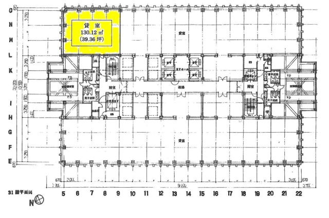 新宿野村ビル西15-22 間取り図