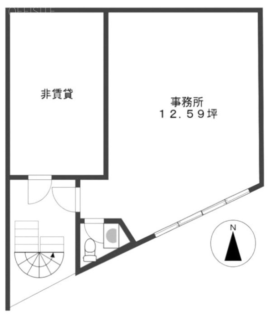 マツヤビルA 間取り図