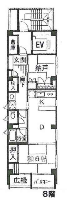 八丁堀RPビル8F 間取り図
