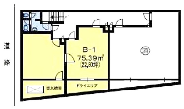 グレイス千秋ビルB1F 間取り図