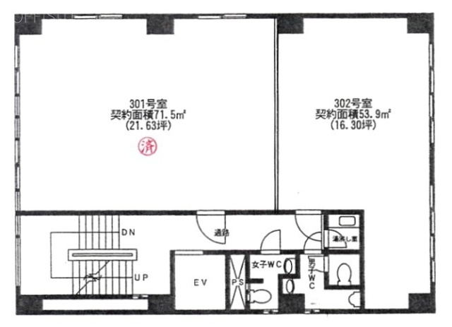 第2鈴勘ビル302 間取り図