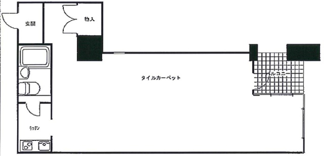 シティ南青山ビル2F 間取り図