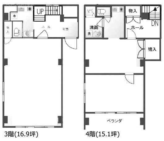 百万両ビル3F 間取り図