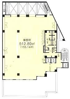 G-TERRACE紀尾井町ビル6F 間取り図