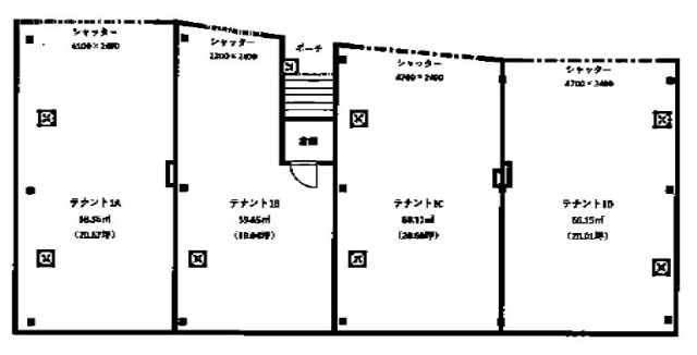 エキューラ神楽坂C 間取り図