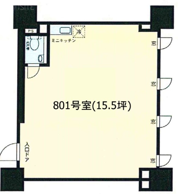 ステーションガーデンタワー801 間取り図