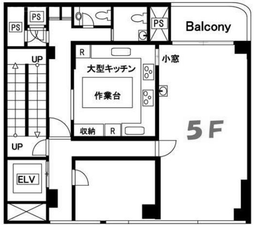 サイビル5F 間取り図