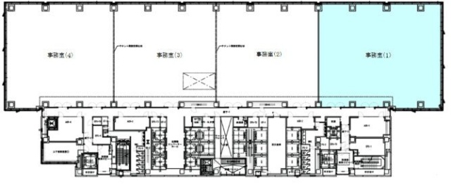 大手町ゲートビルディング8F 間取り図