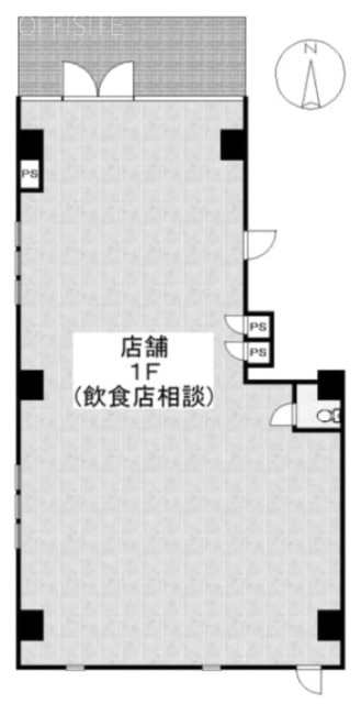 宍戸第3ビル1F 間取り図