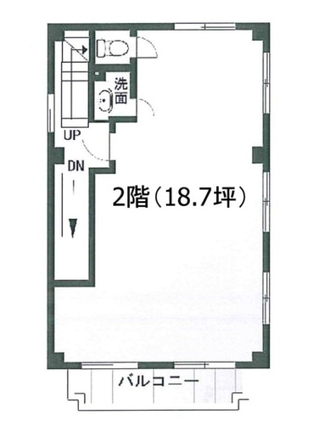 高橋ビル2F 間取り図