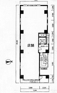 秋葉原ファーストビルB1F 間取り図