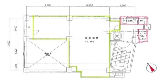 新大宗道玄坂上ビル301 間取り図