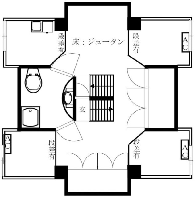 メゾン岡田4F 間取り図