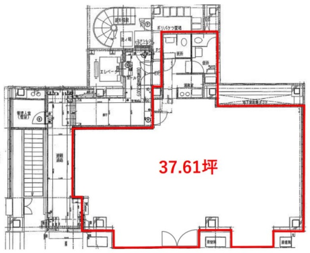 光澤堂GINZAビル1F 間取り図