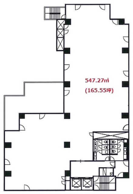 小石川桜ビル6F 間取り図