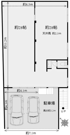 赤嶺ビル1F 間取り図