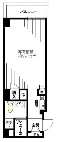 銀座USB301 間取り図