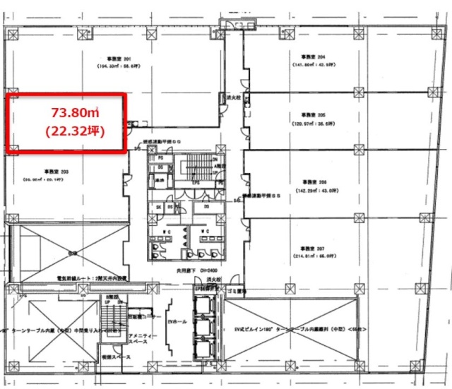 サウス・コア202 間取り図