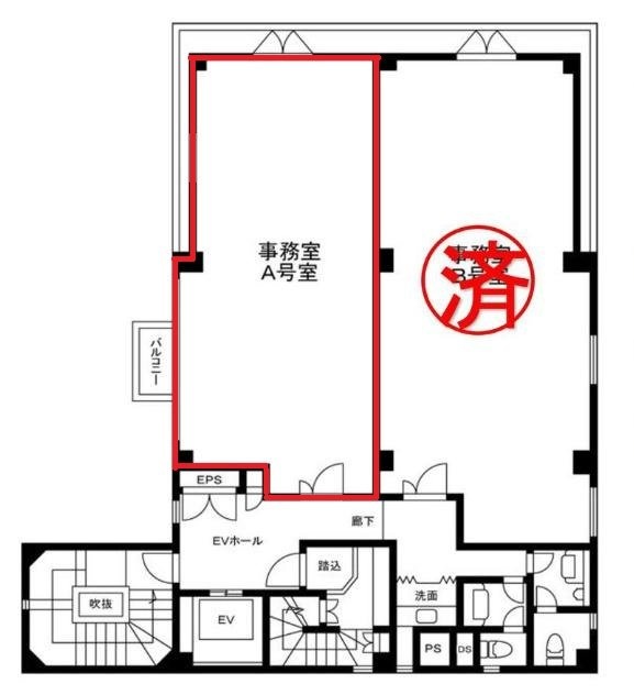 ホアリーナビルA 間取り図