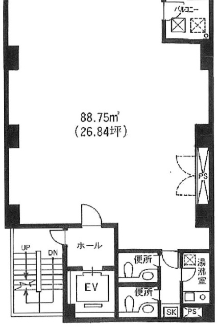 道玄坂NKビル4F 間取り図