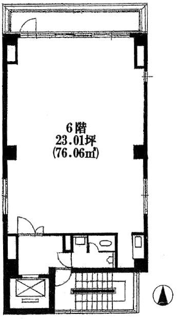 柏屋2ビル6F 間取り図