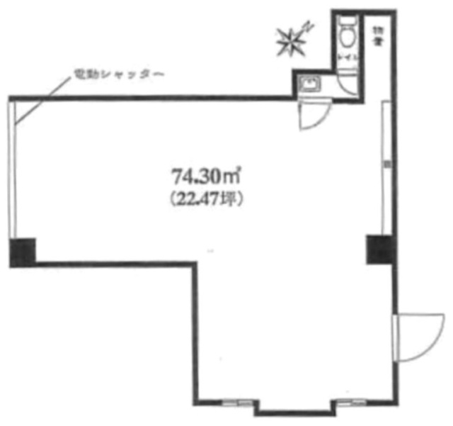 サンサーラ新小岩ビル103 間取り図