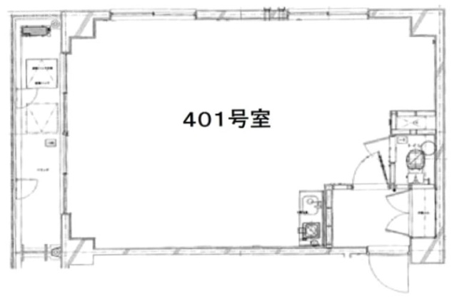パークサイドハイツ401 間取り図