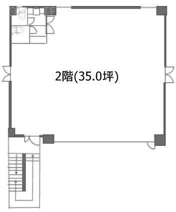 アヴニール高輪2F 間取り図