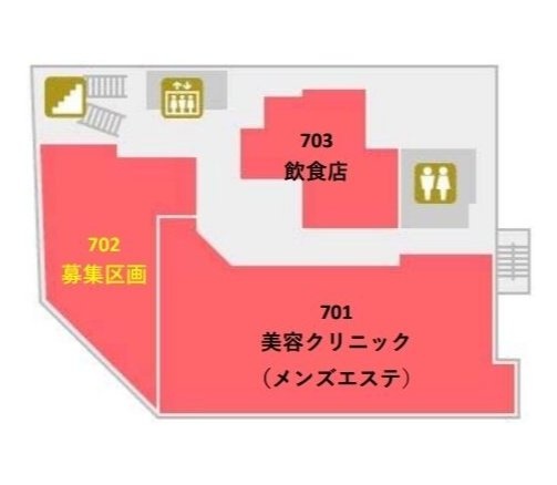 京王フレンテ新宿3丁目7F 間取り図