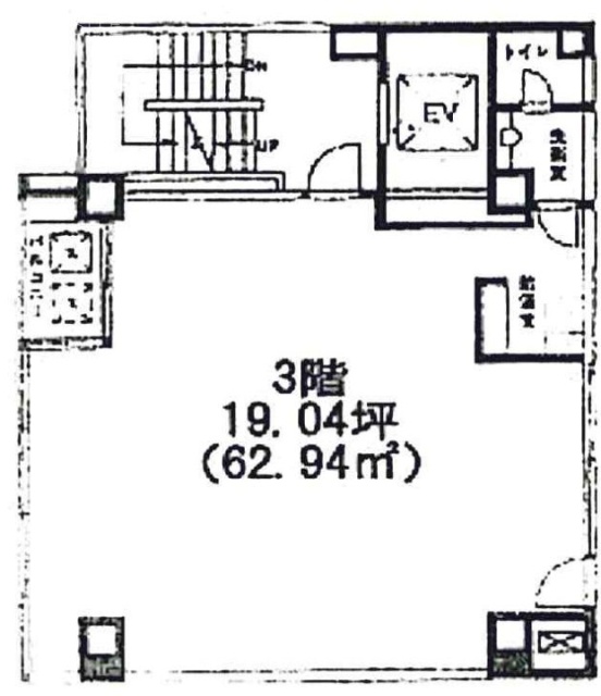 銀座山本ビル3F 間取り図