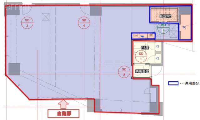 フローラビル1F 間取り図