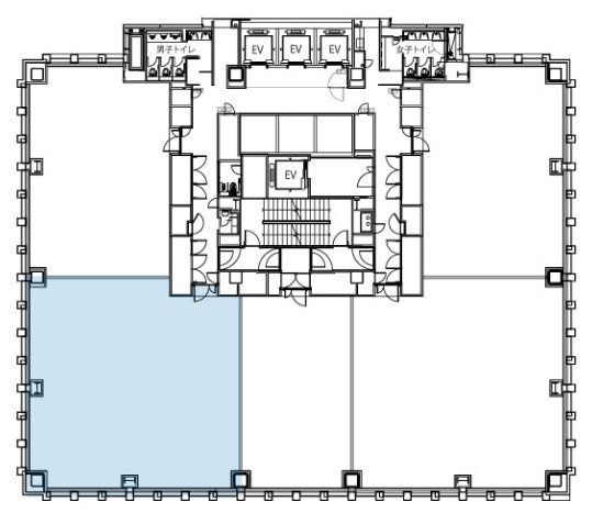 清和梅田ビル7F 間取り図